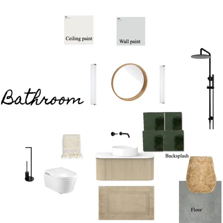 Assignment 9 Bathroom Final Interior Design Mood Board by Delphin on Style Sourcebook