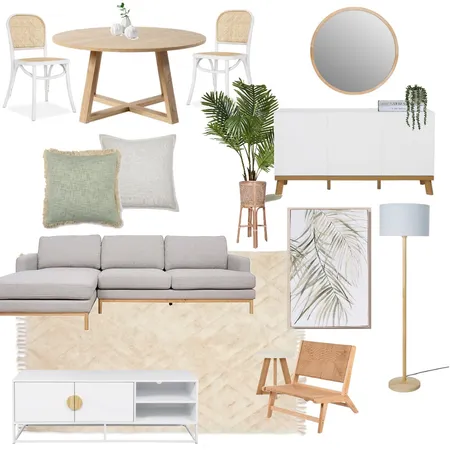 Coastal Living Dining Interior Design Mood Board by Eliza Grace Interiors on Style Sourcebook