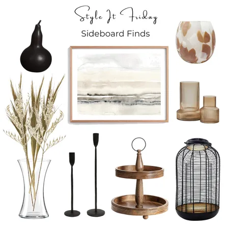 Style It Friday: Sideboard Interior Design Mood Board by Bridgid Collard on Style Sourcebook