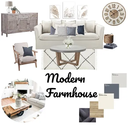 Modern Farmhouse Interior Design Mood Board by Gigi_marie on Style Sourcebook