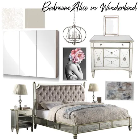 Alice in Wonderland Bedroom Interior Design Mood Board by Hearthfire Designs on Style Sourcebook