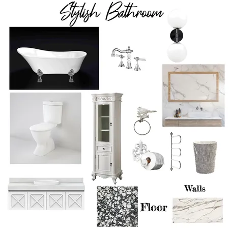 Stylish Bathroom Interior Design Mood Board by Hearthfire Designs on Style Sourcebook