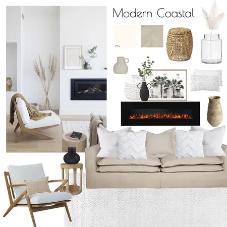Modern Coastal Living Room Interior Design Mood Board by L0tj3 on Style Sourcebook
