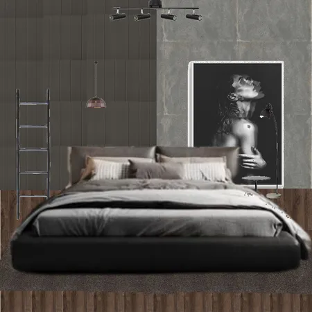 Лофт спальня Interior Design Mood Board by Maria Amelyutina on Style Sourcebook