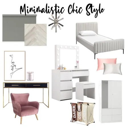 Minimalistic Chic Style Interior Design Mood Board by rubinapetrosyann@gmail.com on Style Sourcebook