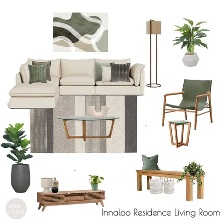 Innaloo Residence - Green Interior Design Mood Board by indi haus on Style Sourcebook