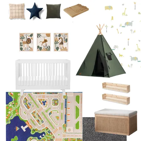 Kids Nursery Interior Design Mood Board by Monica Bean Interiors on Style Sourcebook