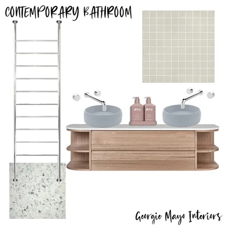 Contemporary Bathroom Interior Design Mood Board by Georgie Mayo Interiors on Style Sourcebook
