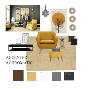accented achromatic Interior Design Mood Board by Robyn Chamberlain on Style Sourcebook