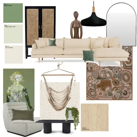Boho living room. Interior Design Mood Board by interiorswith_t on Style Sourcebook
