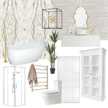 Lavish Bathroom Interior Design Mood Board by celeste on Style Sourcebook