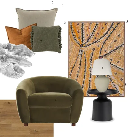 living room Interior Design Mood Board by pattern arrangements on Style Sourcebook
