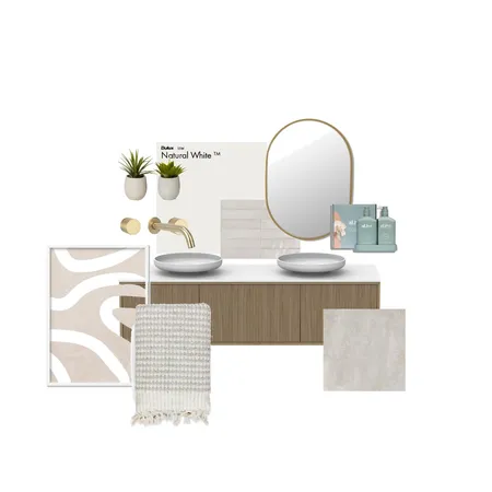 Neutral Guest Bathroom Interior Design Mood Board by juliav1995 on Style Sourcebook