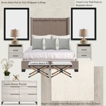 Master Bedroom 2nd floor option 2 Interior Design Mood Board by Ralitsa on Style Sourcebook