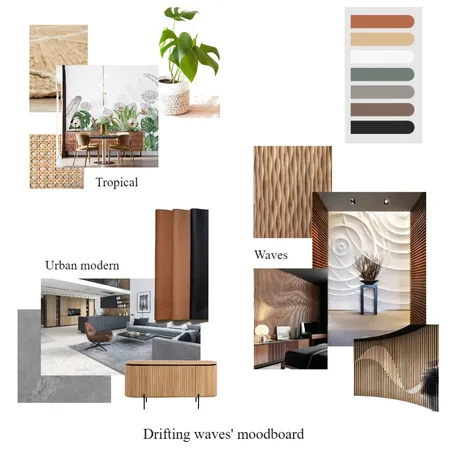 Drifting wave Interior Design Mood Board by bangtranhai on Style Sourcebook