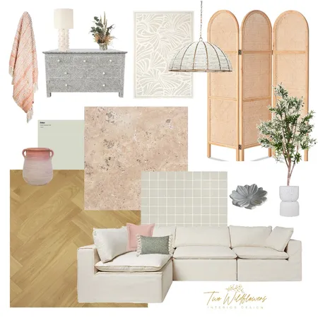 Muted living Interior Design Mood Board by Two Wildflowers on Style Sourcebook