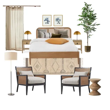 bedroom mood Interior Design Mood Board by Cinnamon Space Designs on Style Sourcebook
