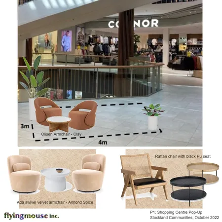 Shopping Centre Pop-Up Interior Design Mood Board by Flyingmouse inc on Style Sourcebook