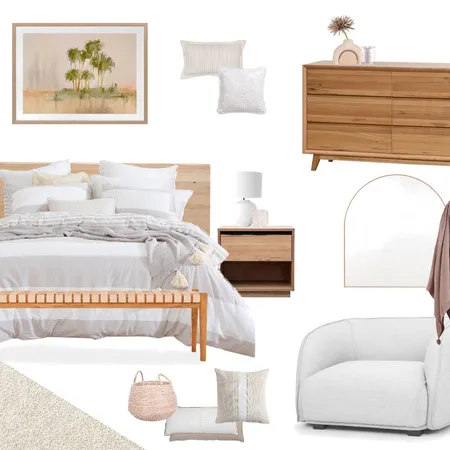 Rosie's Bedroom Sample Board Interior Design Mood Board by AJ Lawson Designs on Style Sourcebook