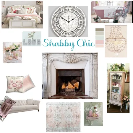 Shabby Chic 12 Interior Design Mood Board by Daniela Visevic on Style Sourcebook