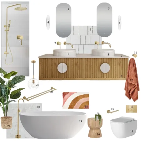 Josh Bathroom Re-model Interior Design Mood Board by Breannen-Faye Guegan-Hill on Style Sourcebook