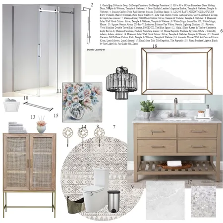 Basement Bathroom Interior Design Mood Board by alessiat on Style Sourcebook