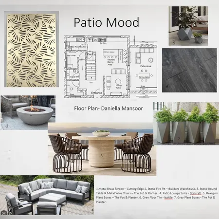 Patio Mood Interior Design Mood Board by DMansoor on Style Sourcebook
