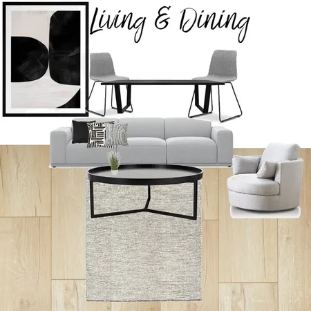 Living & Dining Interior Design Mood Board by jaycdalli on Style Sourcebook