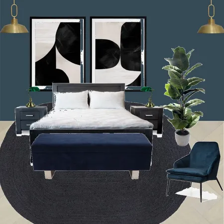 Bedroom Blues Interior Design Mood Board by MIKU Home on Style Sourcebook