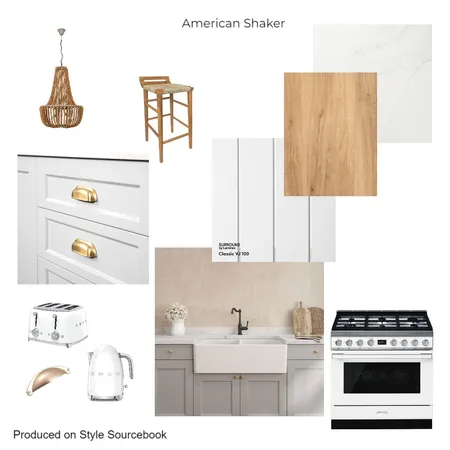 American Shaker Kitchen Interior Design Mood Board by emma@chociekitchens.com.au on Style Sourcebook