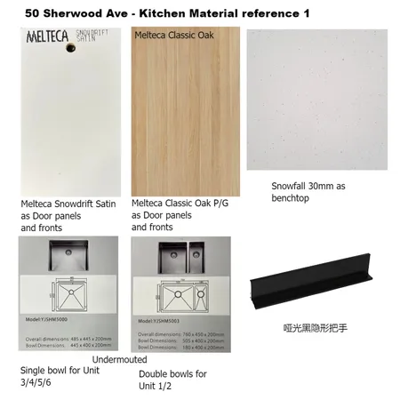 50 Sherwood Ave - Kitchen Material reference 1 Interior Design Mood Board by Molly719 on Style Sourcebook