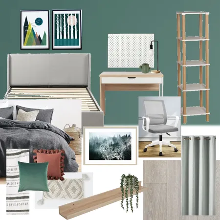 Ethan's Bedroom Interior Design Mood Board by Kyra Smith on Style Sourcebook