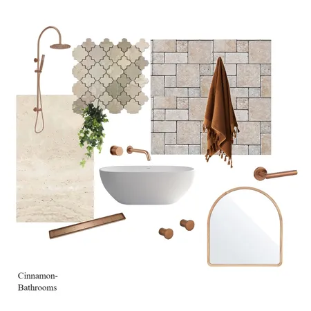 Cinnamon- Bathrooms Interior Design Mood Board by Coco Interiors on Style Sourcebook