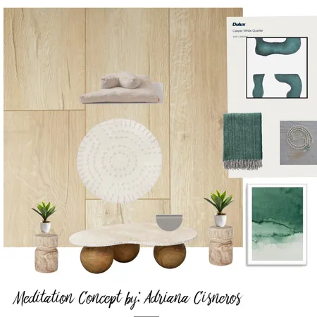 Meditation Room Interior Design Mood Board by acisneros1 on Style Sourcebook