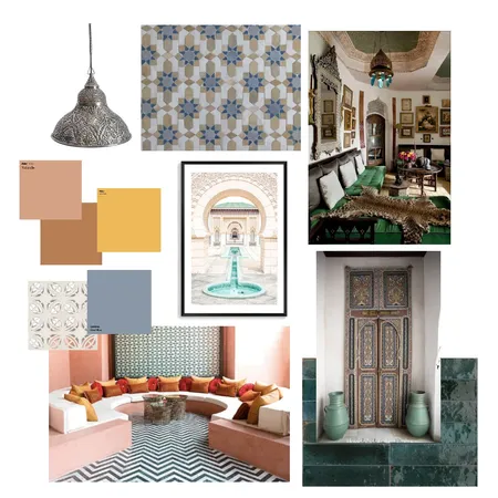 moroccan resort Interior Design Mood Board by Stickley on Style Sourcebook