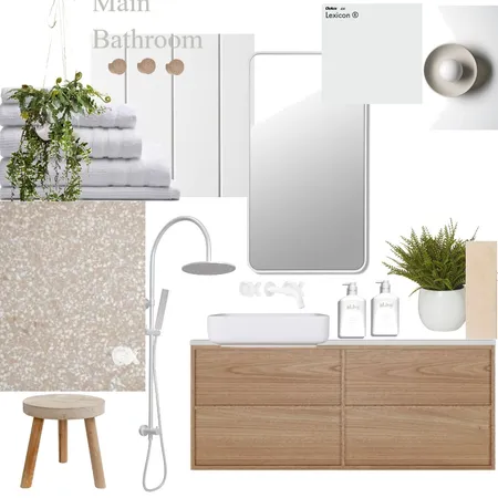Main Bathroom Interior Design Mood Board by Rumah_Design_Studio on Style Sourcebook