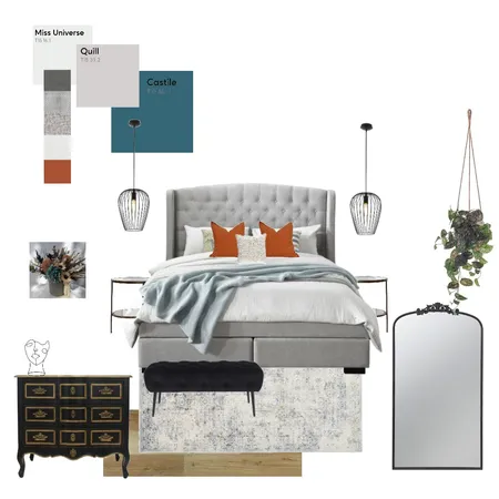 IDI Student - Module 9 - Master Bedroom Interior Design Mood Board by KGrima on Style Sourcebook