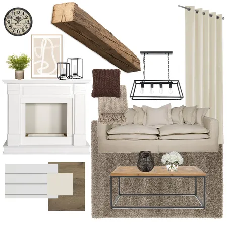 Cozy & Modern Farmhouse Interior Design Mood Board by Cemre on Style Sourcebook