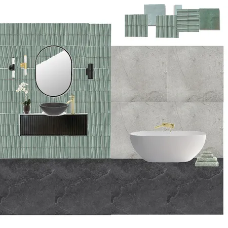 ensuit bathroom Maraetai Interior Design Mood Board by Renee Interiors on Style Sourcebook