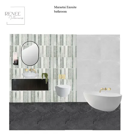 Maraetai Ensuite bathroom MB Interior Design Mood Board by Renee Interiors on Style Sourcebook