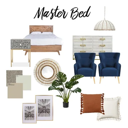 MASTER BED Interior Design Mood Board by lillystraub4@outlook.com on Style Sourcebook