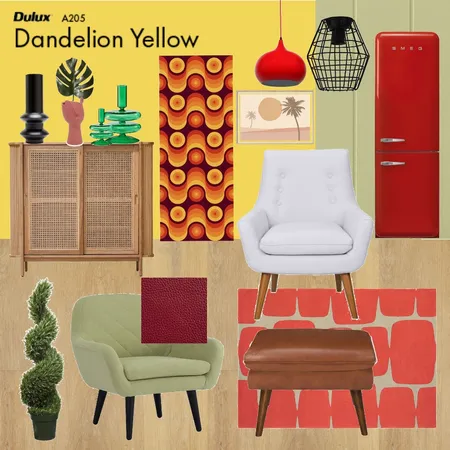 70's Retro Moodboard Interior Design Mood Board by emmadonoghoe on Style Sourcebook