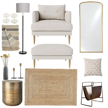 Reading Nook Interior Design Mood Board by Cinnamon Space Designs on Style Sourcebook