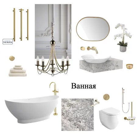Mood Bord ванная Interior Design Mood Board by Ольга Киселёва on Style Sourcebook