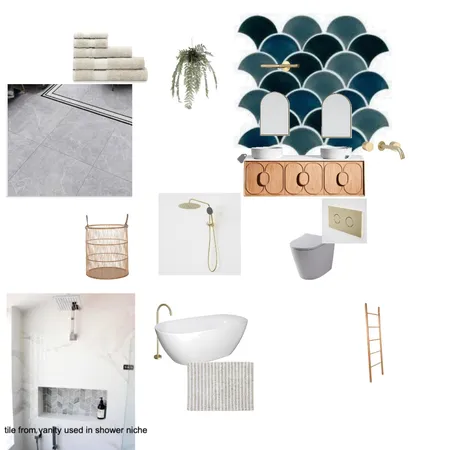 Interior Bathroom option 1 Interior Design Mood Board by caitrinrnnn on Style Sourcebook