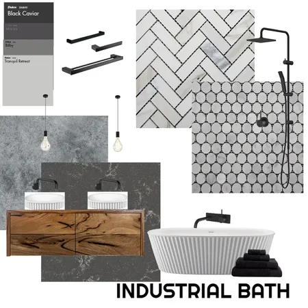 Industrial Bath/ Module Three Interior Design Mood Board by brykel4601 on Style Sourcebook