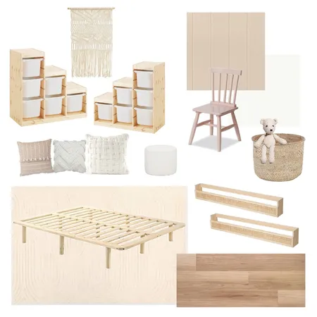 Toddler Girl Bedroom Interior Design Mood Board by Joy on Style Sourcebook