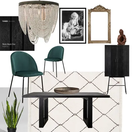 Moody Dining Interior Design Mood Board by MIKU Home on Style Sourcebook