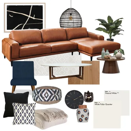 Tan/Navy LR Interior Design Mood Board by cindysoares_ on Style Sourcebook