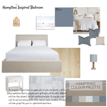 Hampton's Style Bedroom Interior Design Mood Board by jbradshaw on Style Sourcebook